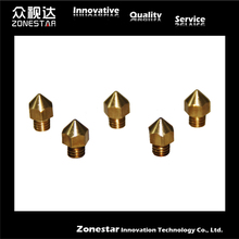reprap 3D printer Extruder Nozzle For 1.75MM and 3mm filament Mixed Sizes 0.3mm 0.4mm compliant with ultimaker MK6 MK7 MK8