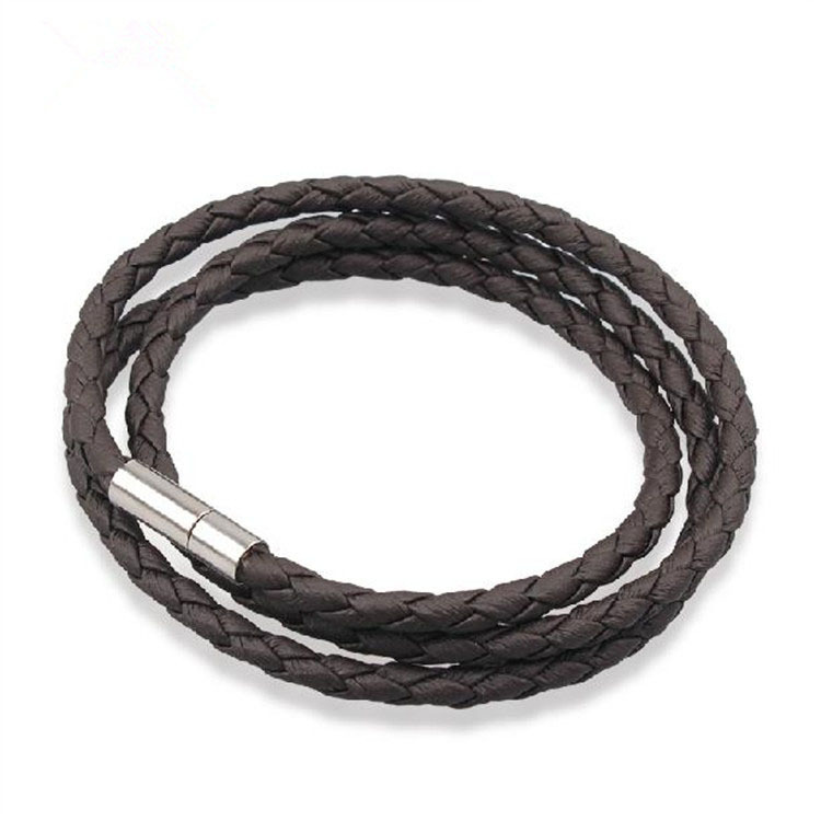 Free Shipping New 2015 Mens Punk Leather Bracelet Handmade Multilayer Rope Bracelets Bangles Men Jewelry Accessories