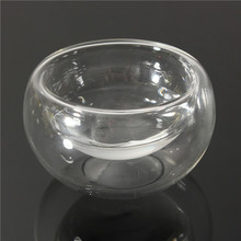 New Arrival Hot Sale 6pcs Set Wall Glass Tea Cup Double Layer Glass Cup Vacuum Cup