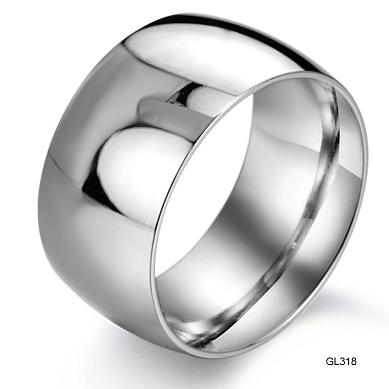 Mens wide band wedding ring