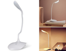 Rechargeable LED Desk Lamp with Three Brightness Level White 