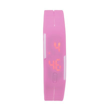 Led relojes silicio rectángulo relojes de pulsera electrónica, flamingo, 57 x 73 mm ; ver : 46 x 20 x 10 mm ; reloj cara : 43 x 14 mm