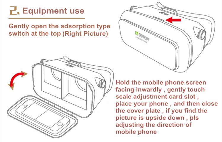 Real 3D Glasses Cardboard!Adjustsble 3D VR Box Virtual Reality Movie Game Glasses  For 4.0-6.0 inch Phone + Bluetooth Remote Control (16)