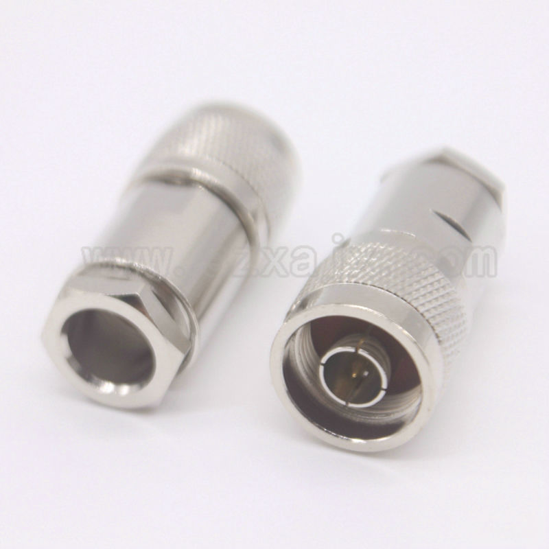 10pcs Connector PL259 UHF male plug pin clamp for 1//2/" corrugated cable COAXIAL