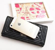 2016 promotional luxury brand women wallets PU leather wallet women long Famous designers women’s money clips