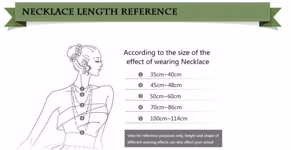 NECKLACE LENGTH REFERENCE