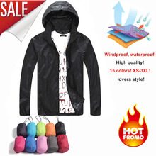 Men Women Quick Dry Anti-Uv Waterproof Ultra-Thin Jacket Breathable Outdoor Sport Rain Coat Male Trekking Casual Sportwear,UA195