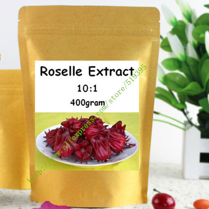 Natural Roselle Extract (Hibiscus sabdariffa ) Powder 400gram free shipping