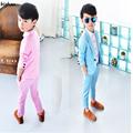 Boys Prom Suits Blazers jacket for Children Costume Garcon Mariage Blue Suits For Kids Wedding England
