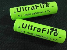 10 Pcs/Lot 18650 battery  Ultrafire 3.7V 8800mah Li-ion Rechargeable Battery Flashlight batteries wholesale
