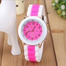 2016 Fashion Silicone Women’s Wrist Watches childrens/Cartoon Quartz Watch Brand GENEVA watches for Women relojes mujer clock