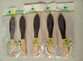 5PCS Lot Double Sided Bathroom accessories Foot care tool File wood foot for Callus Remover Pedicure