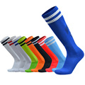 2017 Barreled football socks towel bottom Striped knee stockings Child Men Kids Boys Soccer sock Absorbent