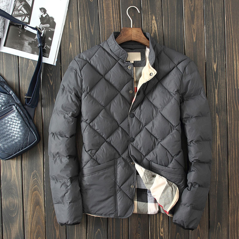 2015 Winter coat Men s fashion warm padded jacket mens cotton men casual European style winter