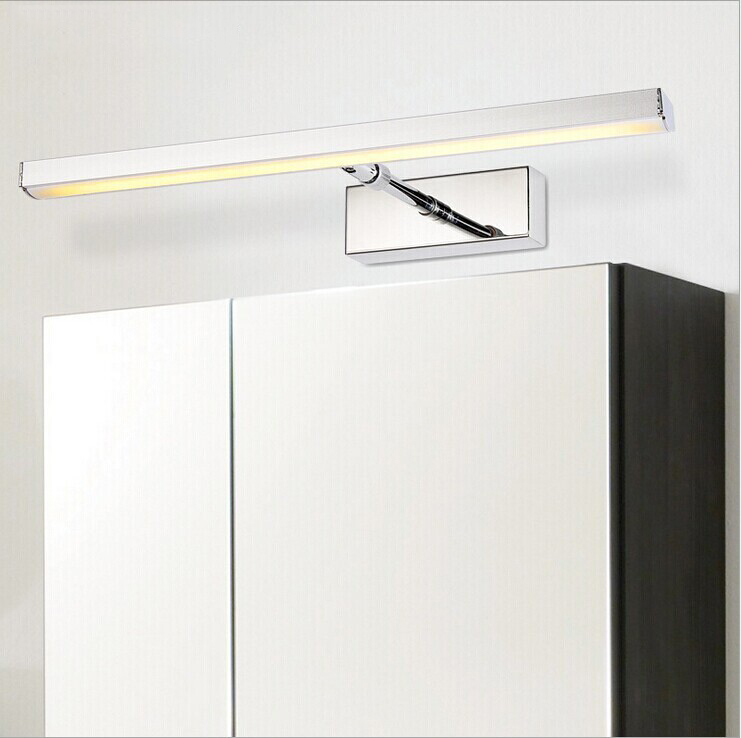 Longer LED Mirror Light 41CM And 51CM AC90-260V Modern Stainless Steel Wall lamp Bathroom Lighting Waterproof