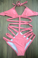Brand Victoria Swimwear For Women High Waist Swimsuit Bikinis Sexy Monokini Bathing Suit Womens Bandage Swimsuit