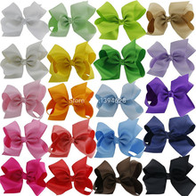 Free Shipping $15/20pcs Litter Girls Grosgrain Ribbon 6″ Hair Bows,Baby Girls’ Hair Accessories With Clip,Boutique Hair Bows