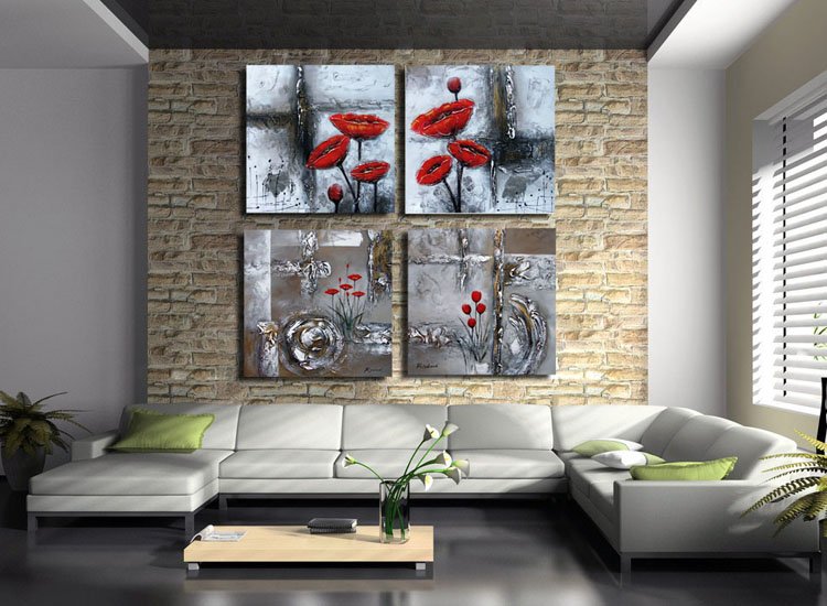 Pinturas abstratas modernas