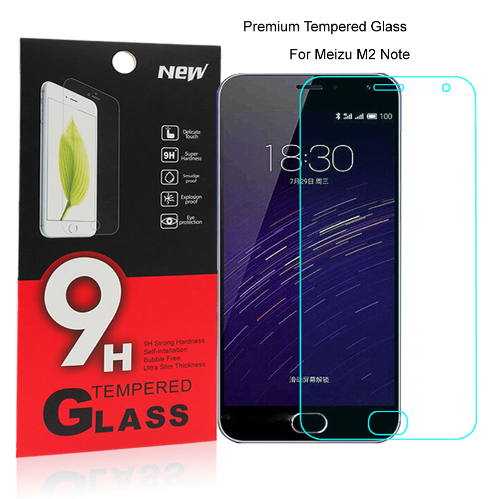 Original Sensevalue Screen Protector MEIZU M1 M2 NOTE 2 Note2 Premium Tempered Glass MX5 Pro5 0.26mm Anti-Explosion anti-Shatter