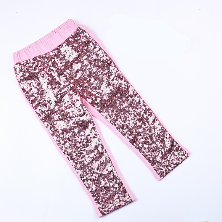 gold sparkle pants