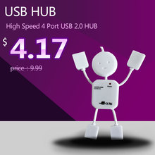 USB HUB High Speed 4 Port USB 2 0 HUB with Cable 480Mbps Computer Networking Peripheral
