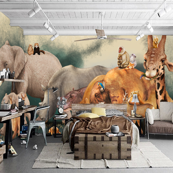 African Wall Murals Promotion-Shop For Promotional African Wall Murals ...