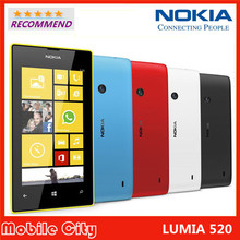 lumia 520 Dual core Unlocked Original Nokia Lumia 520 5MP WIFI 4.0 Inch GPS Windows OS 8GB Internal Memory 512 RAM 8GB ROM