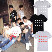 Pakaian Atasan kemeja BURUK kelima mini album kpop bts 2016 kpop Tak Terbatas tak terbatas realitas kemeja pria lengan pendek Tees wanita
