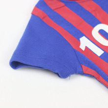 2015 Brand New Summer Style 2 To 7 Years Baby Boy Girl Soccer Clothing Sets 2Pcs