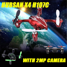 Hubsan X4 H107C 2.4G 4CH RC Quadcopter with 0.3MP Camera Gyro Drone Black & Red USB charging cable allows to charge by computer