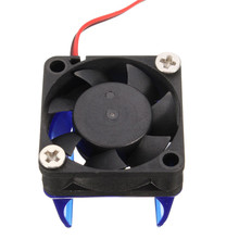 DC 12V Plastic E3D V5 V6 Mini Cooling fans 30x30x10mm + Blue Cooling fans Case for 3D Printer Parts Accessories