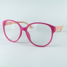2016 New Arrival Simple But Beauty Lady Decorative Glasses Big Cateye Simplicity Designer Pure Plastic Frame With Clear Lenses