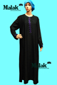 Islam Abaya Dress Multi Color Middle East muslim clothes long sleeve patchwork Islamic dress Robe Malaysia
