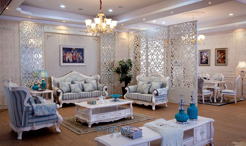 Promoción de Conjunto De Sofás Muebles De Sala De Madera Maciza