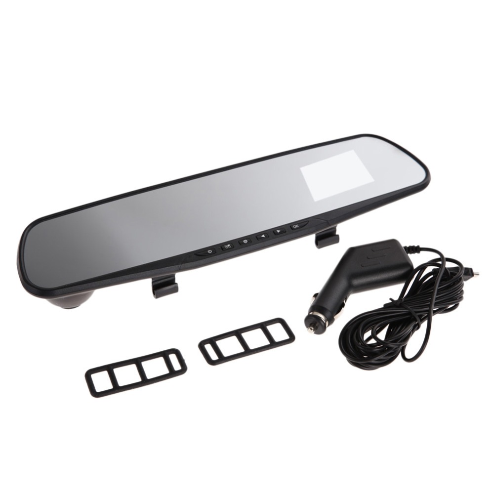 2.4 Inch LCD screen 120 Degrees Loop Recording Camera Video Recorder Rearview Mirror Car Camera DVR CLSK