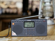 TECSUN PL 390 Black FM AM LW SW MW Dual Speaker Radio