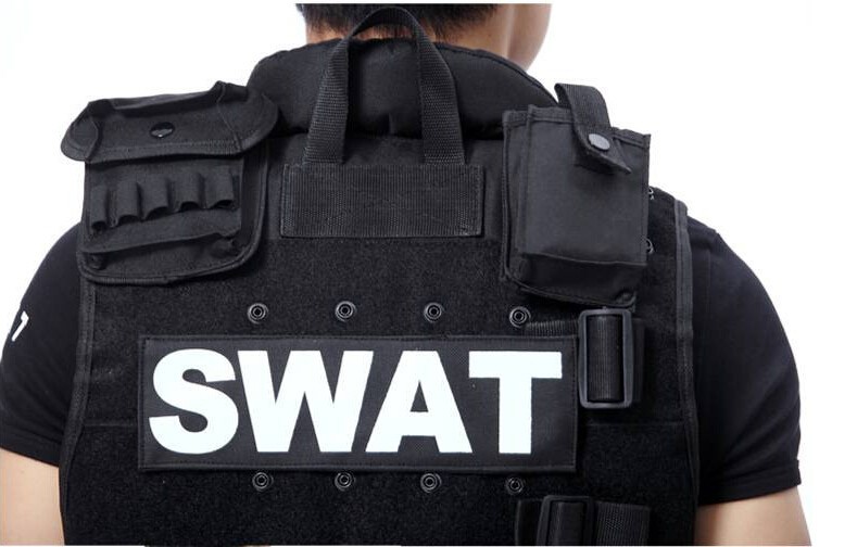 Man\'s tactical vest ,bulletproof vest Molle Tactical bulletproof vest Black vest cs vest (9)