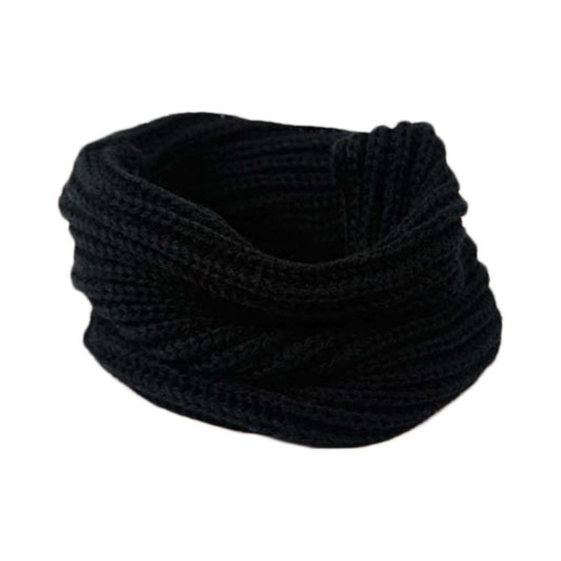Brand new 2015 Fashion Warm Knit Neck Circle Ring Wool Blend Cowl Snood Scarf For women