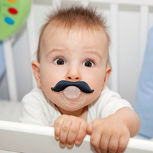 Hot Funny Black Silicone Infant Baby Kid Child Pacifier Orthodontic Nipples Dummy Mustache Beard 1Pc