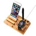 Fashion Charging Stand for Apple Watch With Phone Dock Station Home Office Decoration Charger Holders Wood