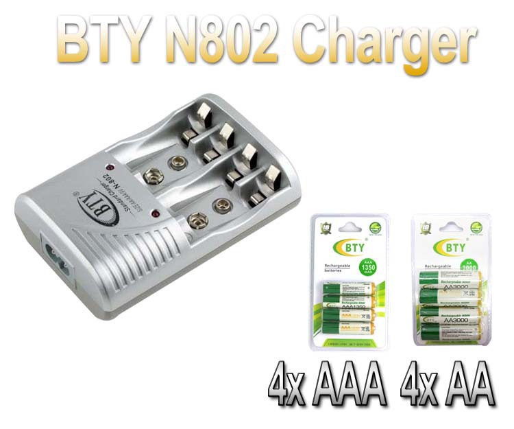 4 BTY AAA Ni MH Rechargeable Battery Pack 1350Mah 4 BTY AA Ni MH Rechargeable Battery