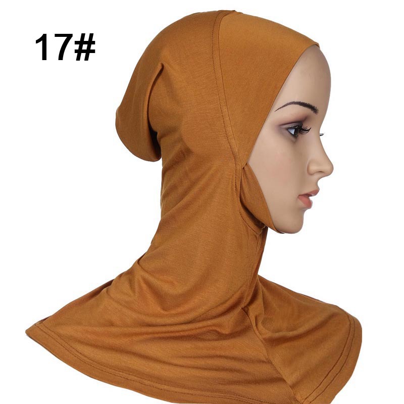 Muslim Islamic long hijab 17 camel