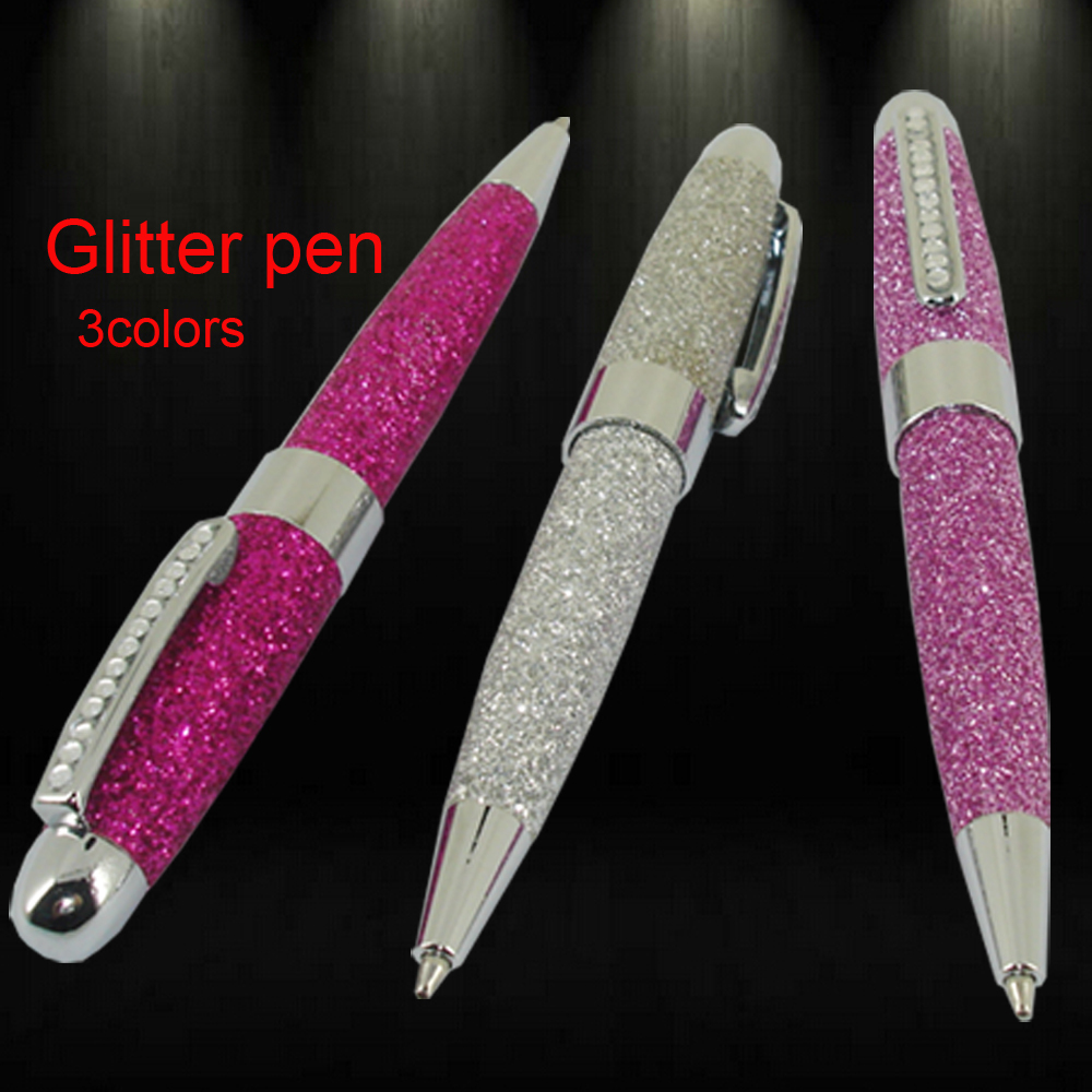 Buy Fashion Cute Ballpoint Pen with Crystal PU leather