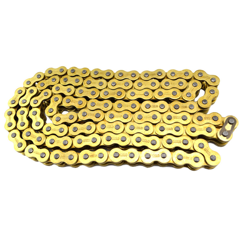 530* 120 Brand New UNIBear Motorcycle Drive Chain 530 Gold O-Ring Chain 120 Links For Honda VTR 1000 F  Fire Storm Drive belts