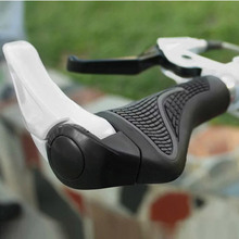 Велосипед MTB компоненты бар заканчивается руль резиновые накладки и алюминий баренд ручка бар эргономичный нажатие на мягких ручек, 2 цветов