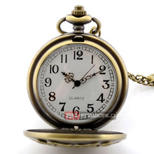 Vintage Harry Potter Quartz Pocket Watch Men Women Love Pendant Wholesale Price Steampunk Necklace Best Gift
