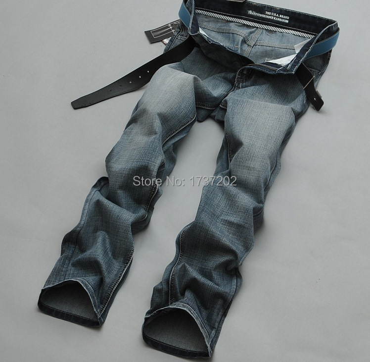 2015 new fashion designer brand jeans male fashion brand of high quality 100 cotton denim trousers