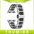 Ceramic Stainless Steel Watchband Adapters for 38mm 42mm iWatch Apple Watch Band Wrist Strap Link Bracelet