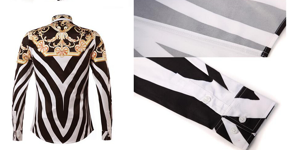 Mens zebra dress shirts