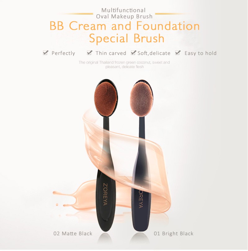bb cream and foundation brush oval